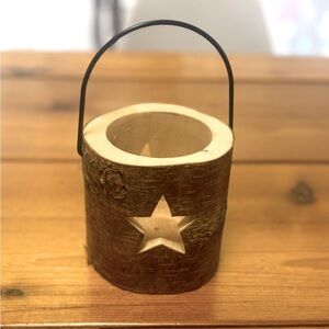 ❤️3/$15🩷Birch Wood Star Tea Light Candle Holder